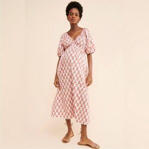 Saylor Maternity Lincoln Puff Sleeve Dress Size XS